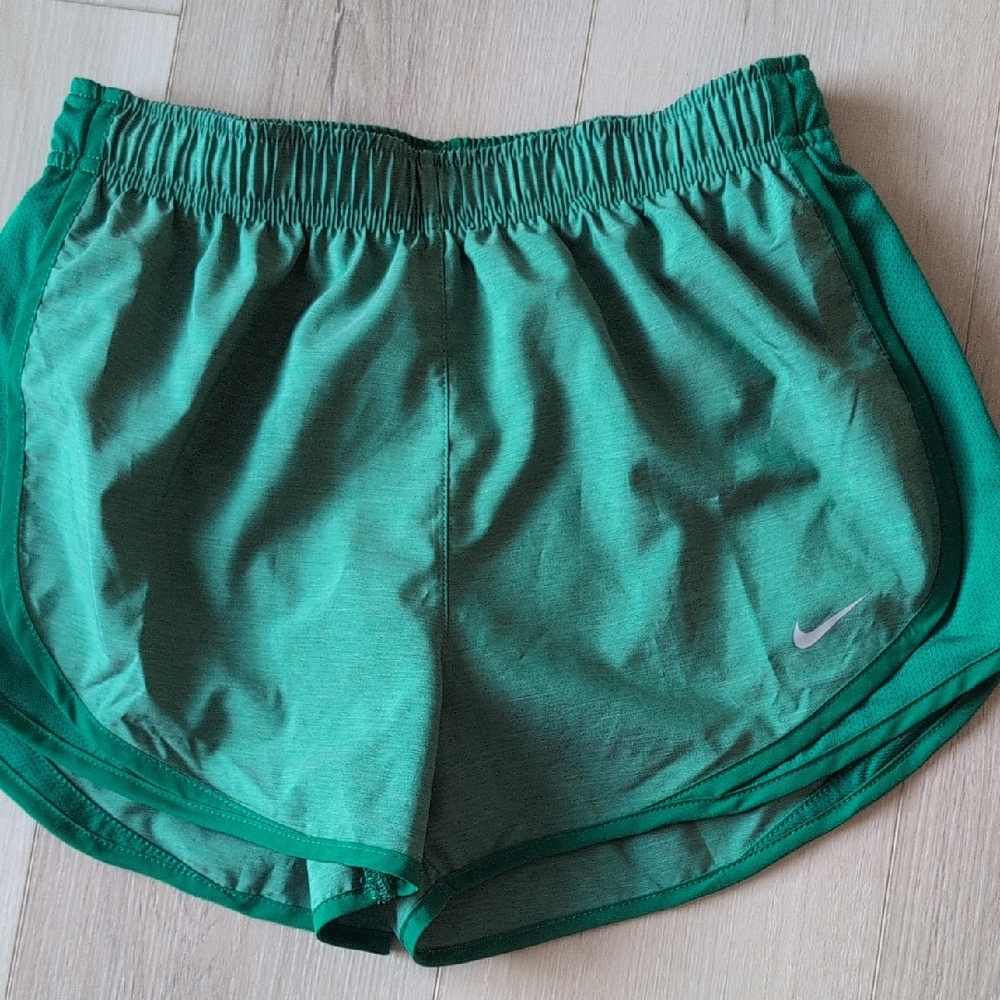 Nike Women's Emerald Green Athletic Shorts